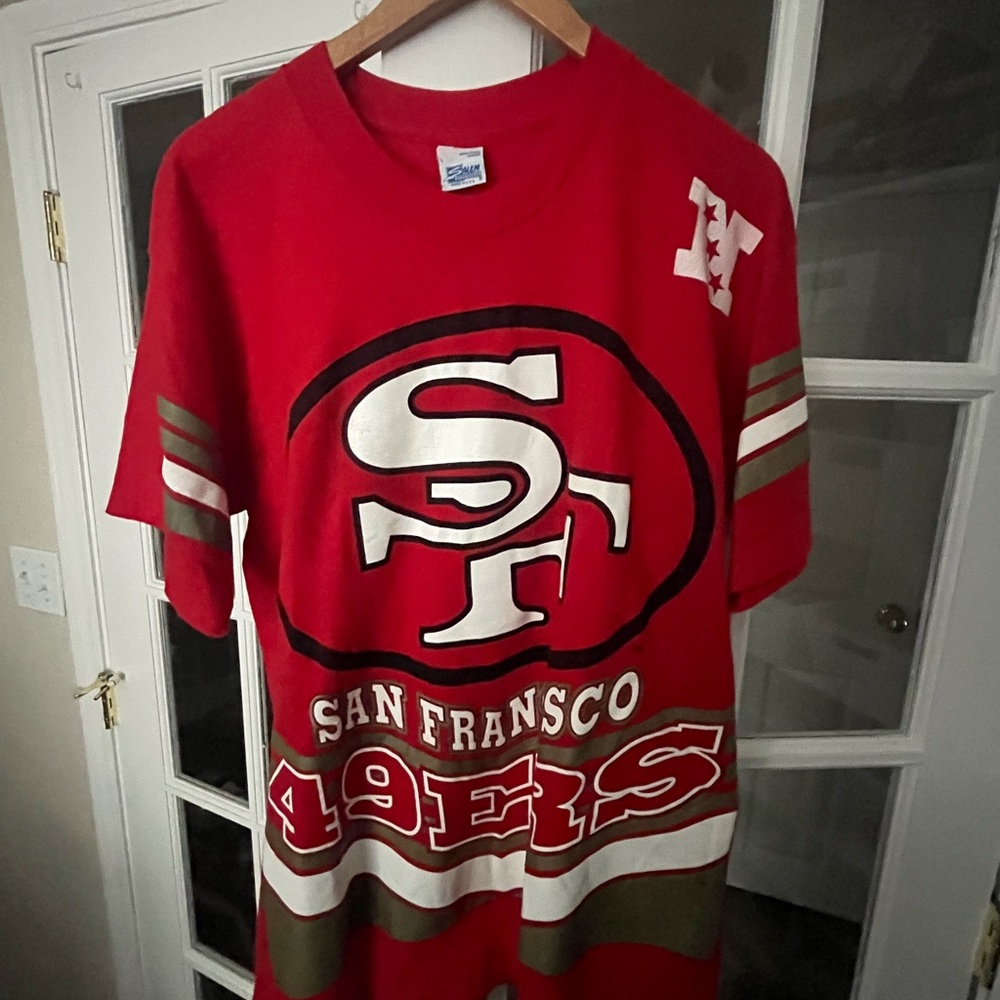 Vintage 90s 80s San Francisco 49ers Red T-Shirt